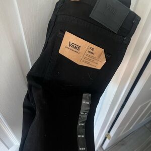 Vans Men's Jet Black Skinny Jeans
